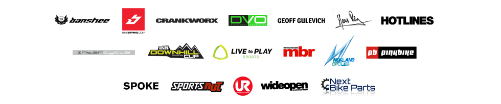 Members: Banshee Bikes, BikeStrike.com, Crankworx, DVO Suspension, Geoff Gurevich, Hans Rey, Hotlines, Intercycle, iXS Downhill Cup, Live to Play Sports, Mountain Bike Rider Magazine, Norland Cycles, Pinkbike, SPOKE Magazine, SportsNut, UR Racing Team, WideOpen Magazine. 